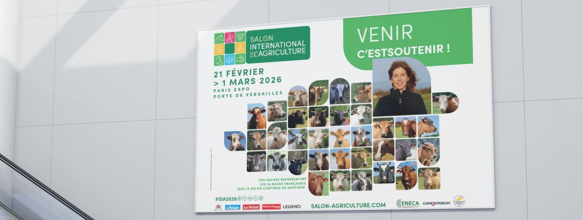 nouvelle affiche du sia format horizontal affichée sur un mur