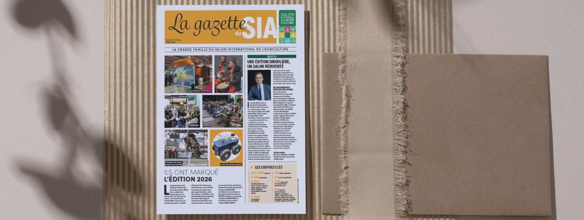 impression sur papier de la gazette hors-serie