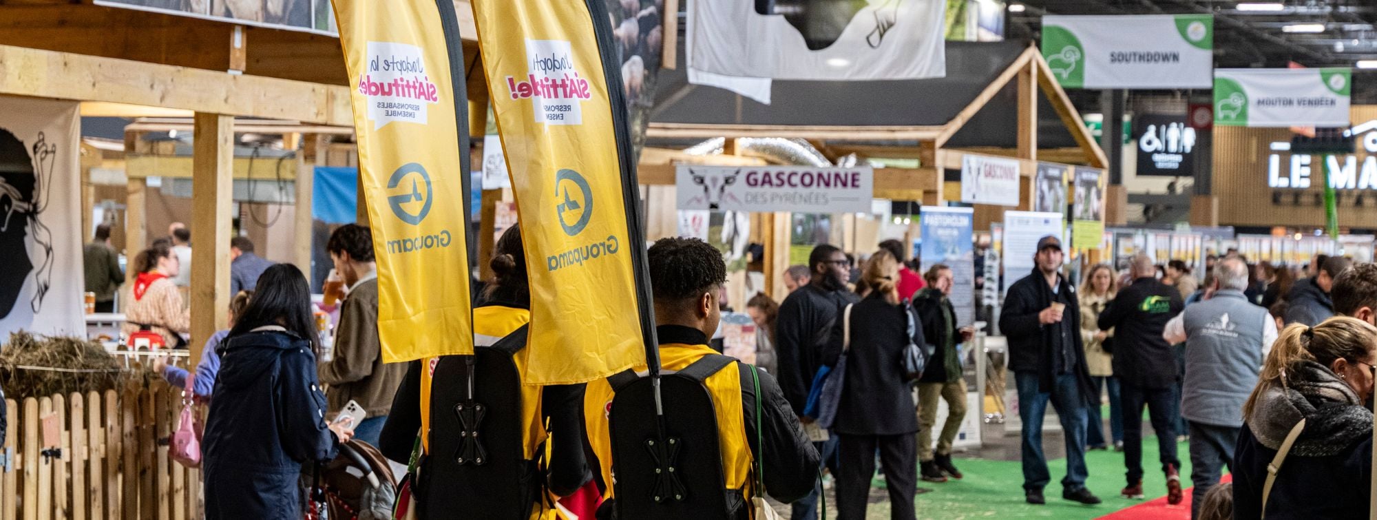 Groupama is committed with us to making the show even more responsible!